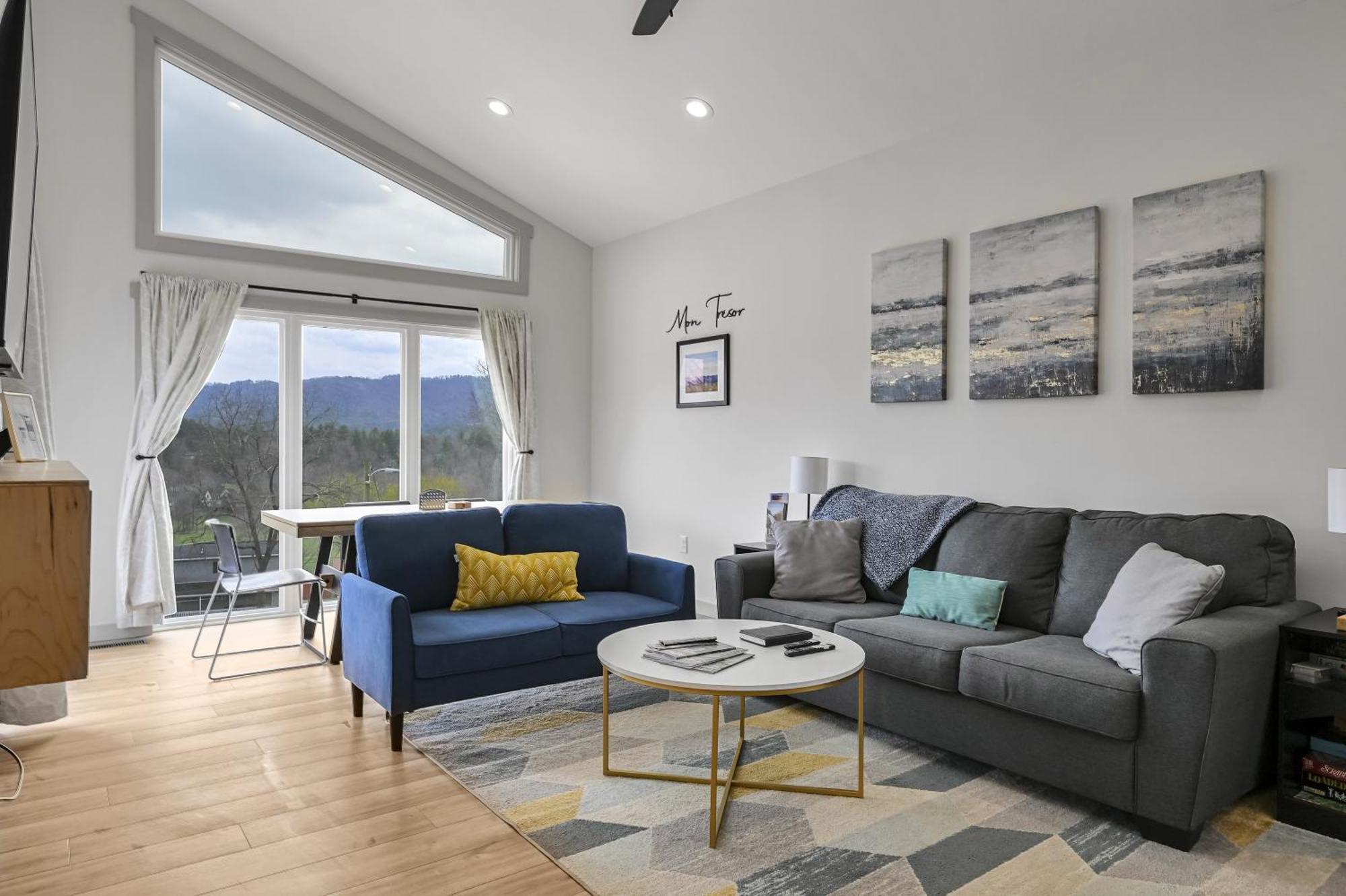 Mon Tresor, Modern Mountain Views With Deck Vila Weaverville Exterior foto