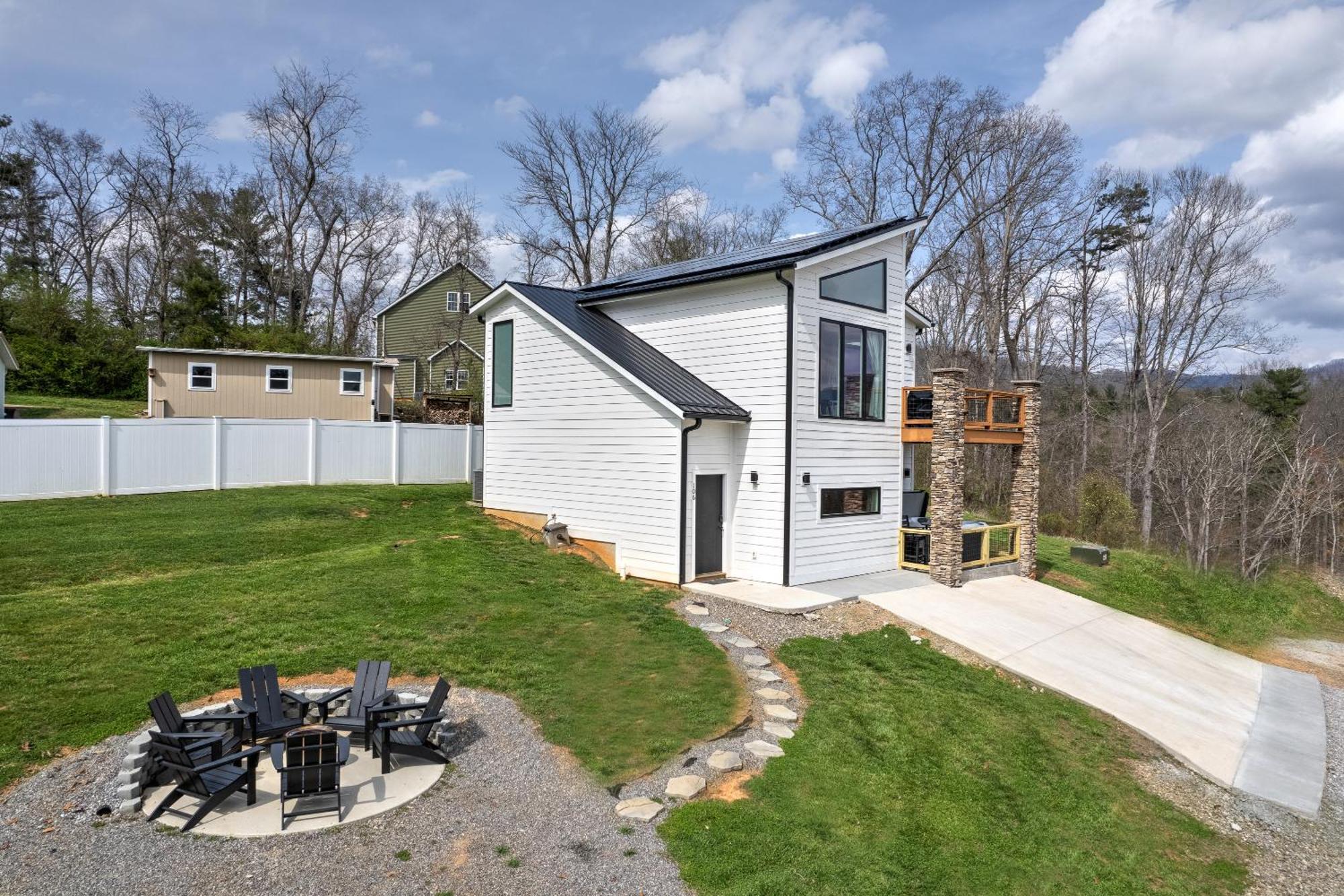 Mon Tresor, Modern Mountain Views With Deck Vila Weaverville Exterior foto