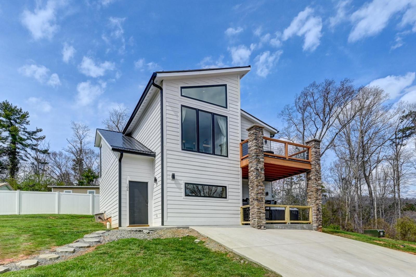 Mon Tresor, Modern Mountain Views With Deck Vila Weaverville Exterior foto